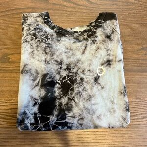 Blue and Black Magic Waters Big Bud Press Tie Dye Crewneck Big - Size Large